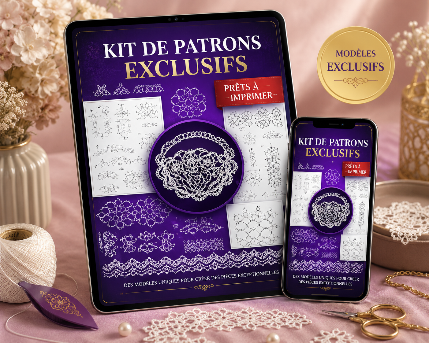 Kit de Patrons de Frivolité