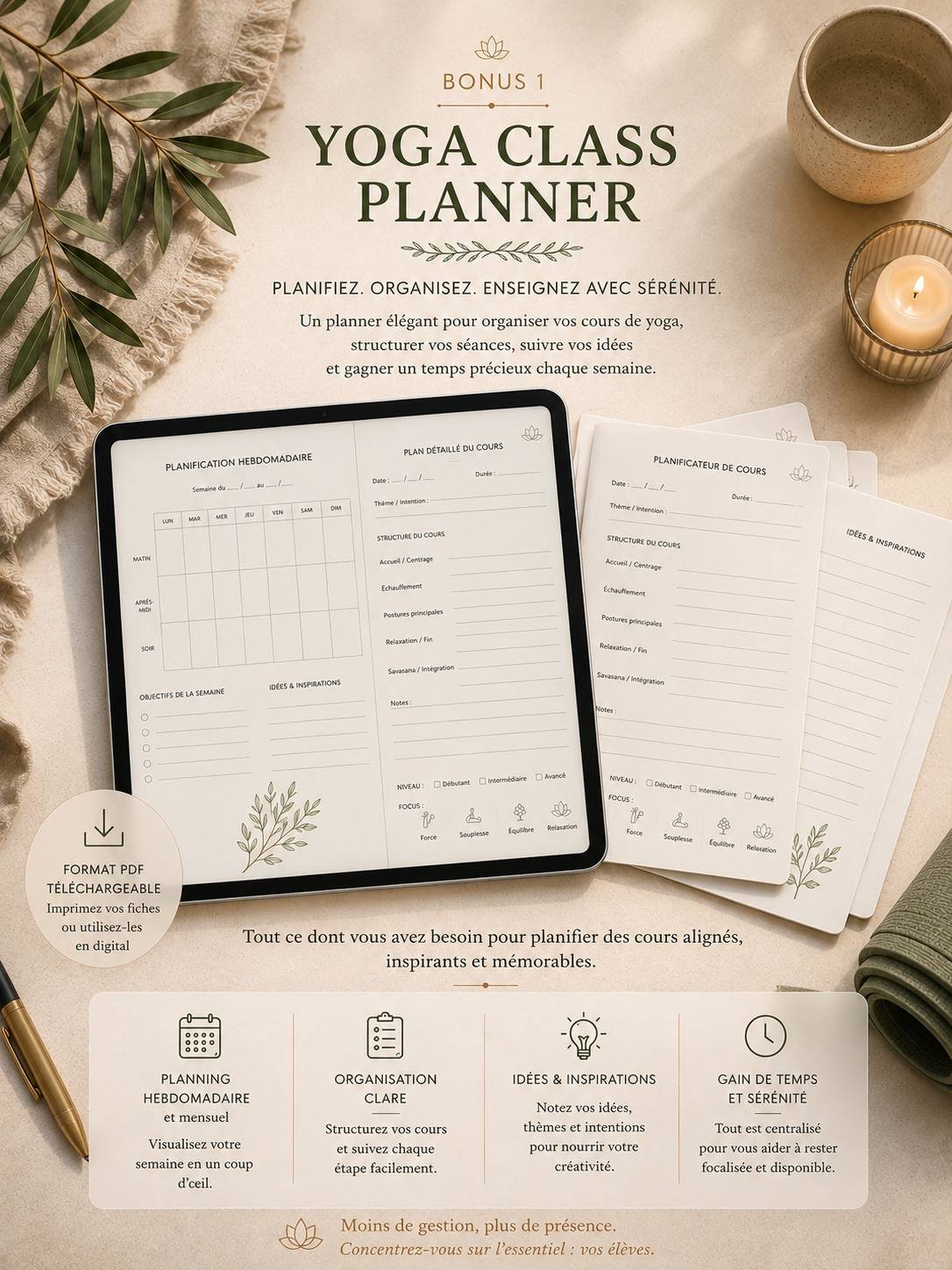 Yoga Class Planner