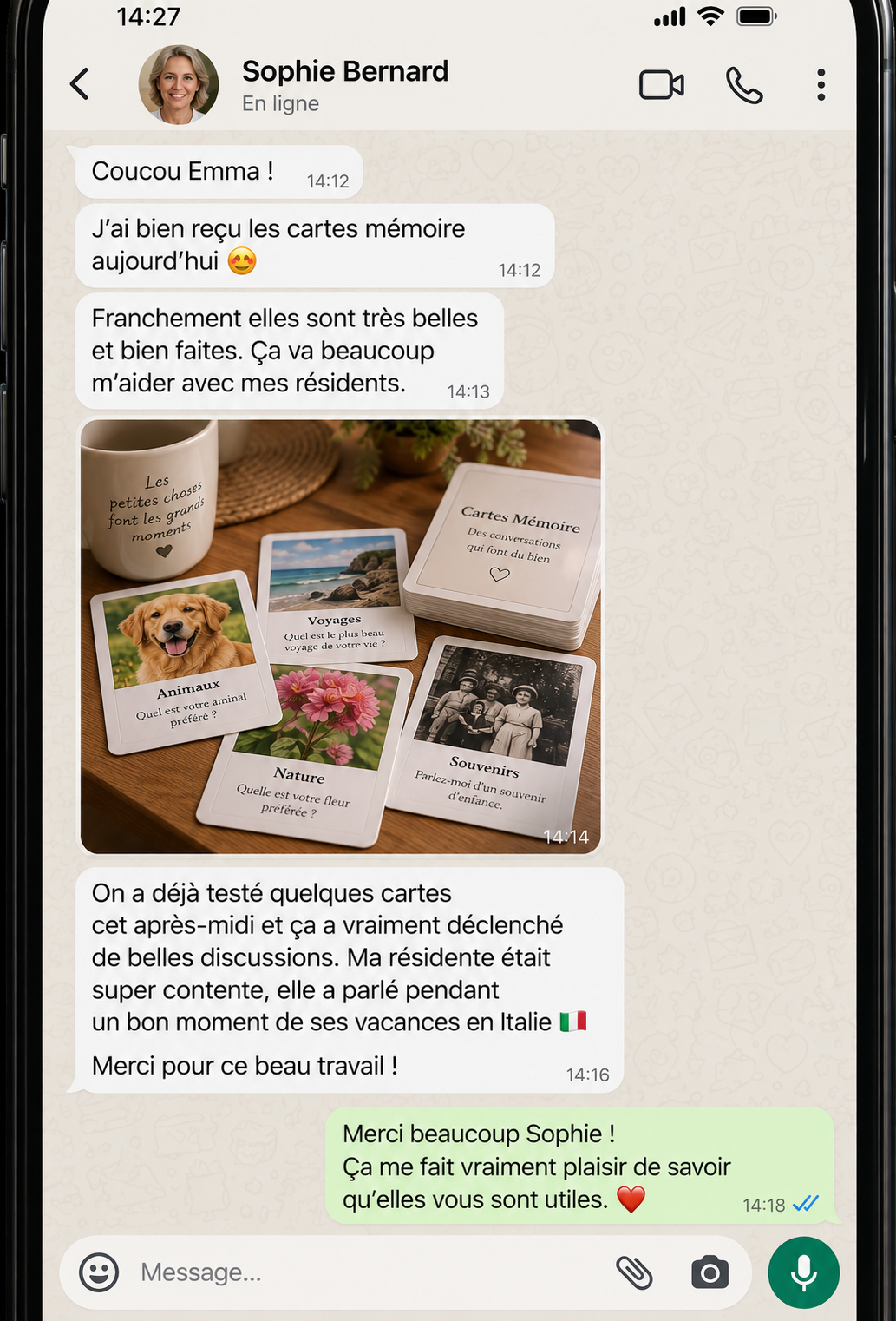 Témoignage client