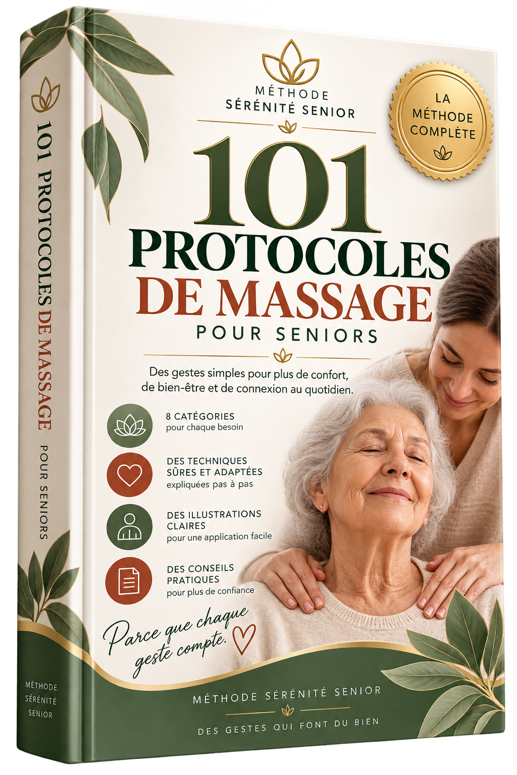 101 Protocoles de Massage pour Seniors — aperçu du guide